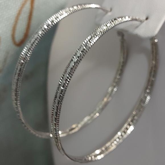 LARGE FASHION HOOP EARRINGS - Picture 1 of 3